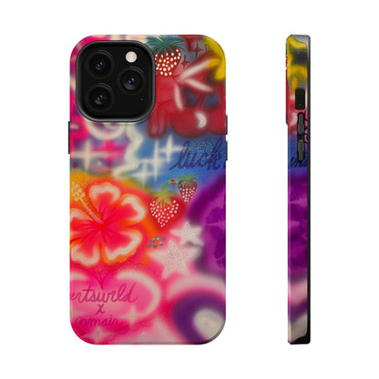 MagSafe „luck & luv“ Airbrush iPhone-Hülle