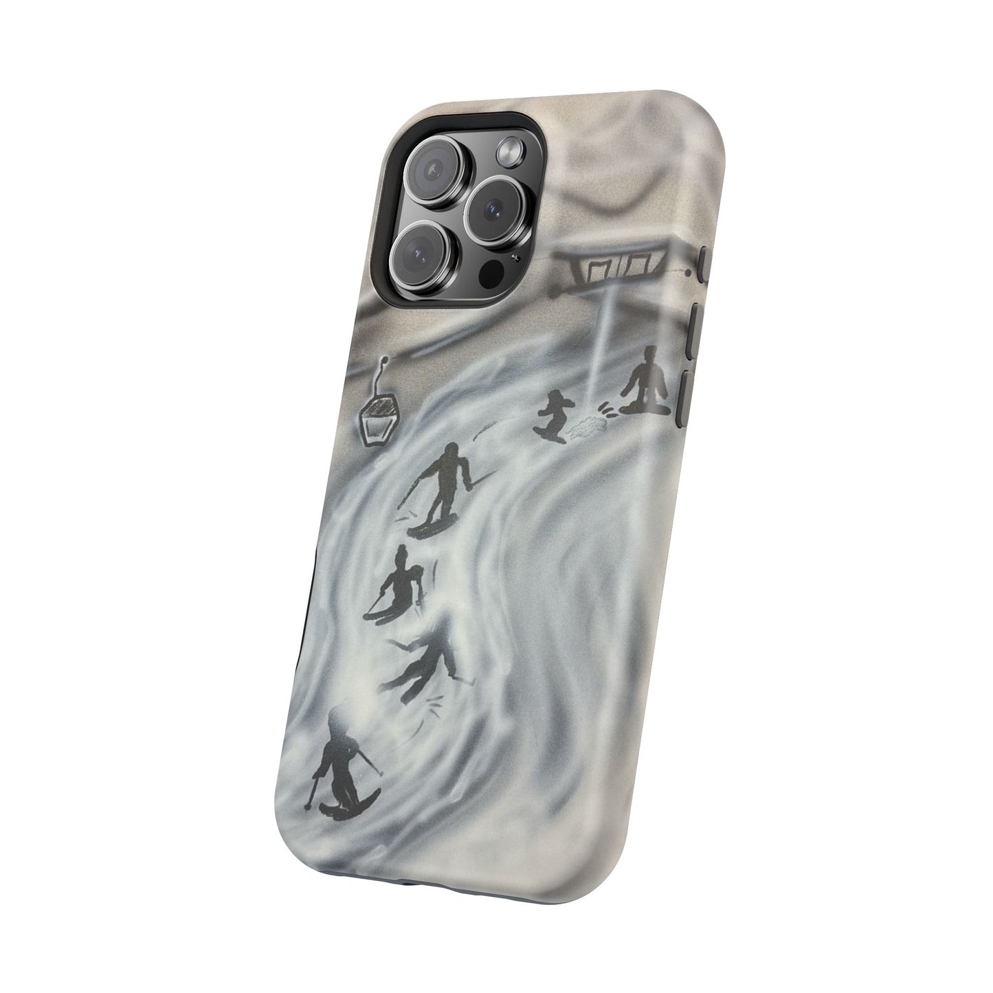MagSafe "arctic avalanche" airbrush iPhone case