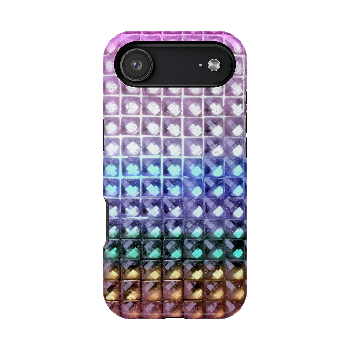 MagSafe "multicolor studs" airbrush iPhone case