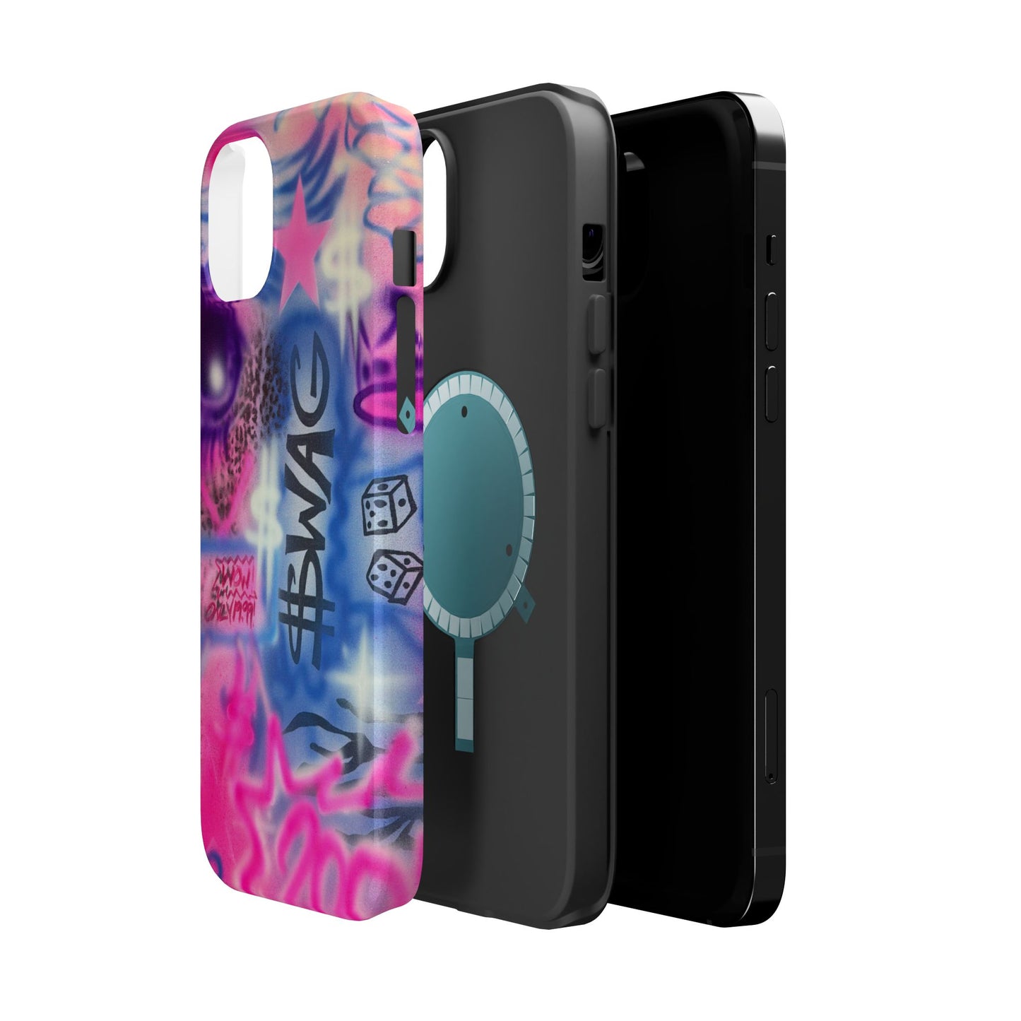 MagSafe "$wag" airbrush iPhone case