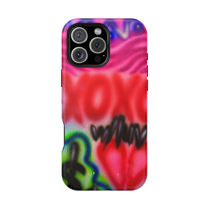 MagSafe Airbrush-iPhone-Hülle „with luv, xoxo“