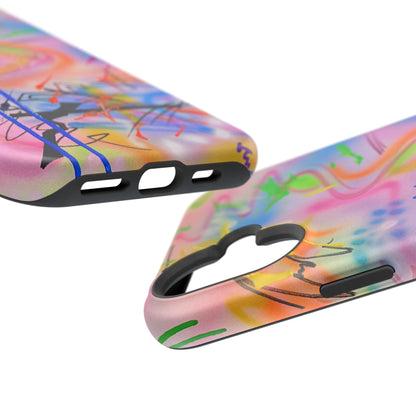 MagSafe "neon haze" airbrush iPhone case