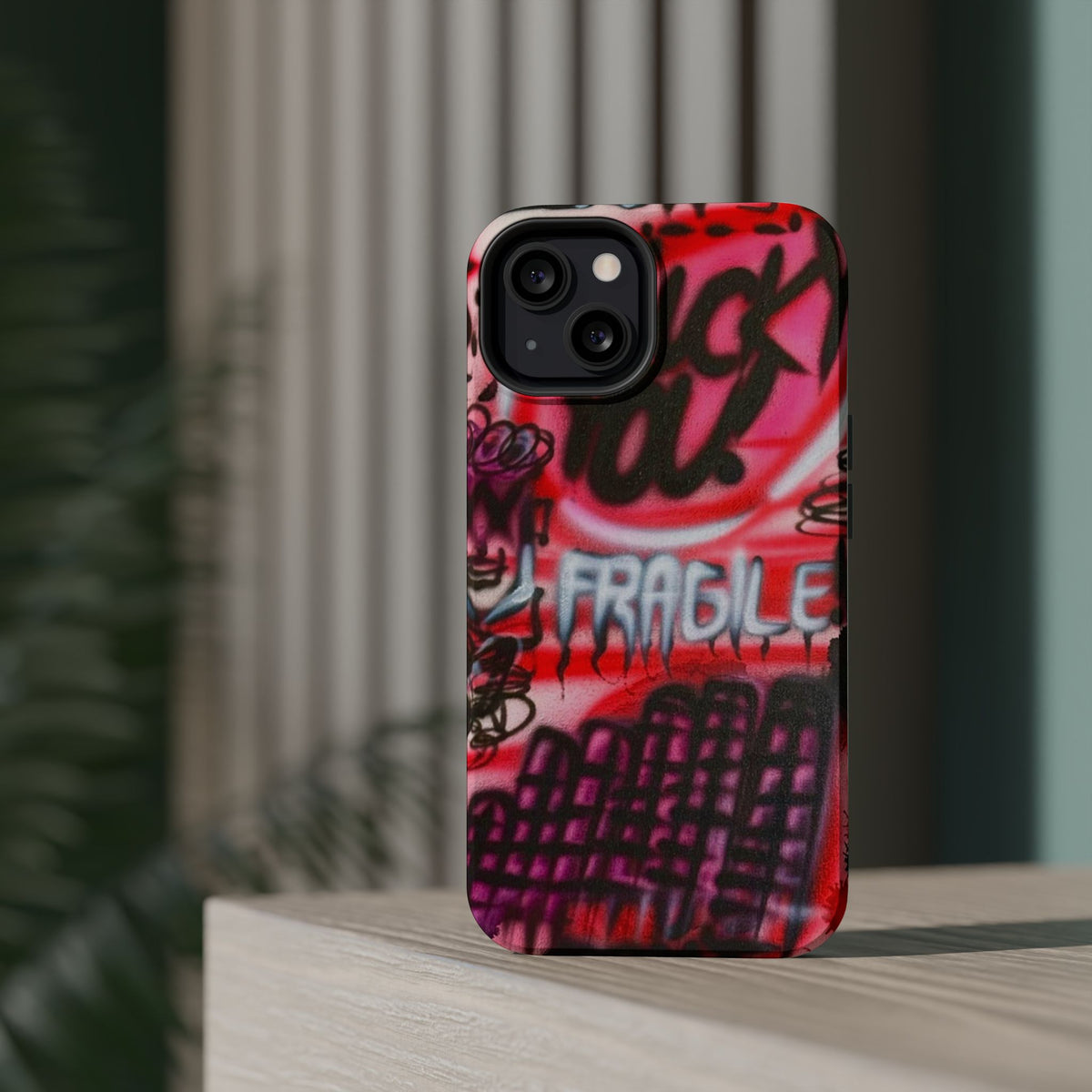 MagSafe "lucky you!" airbrush iPhone case
