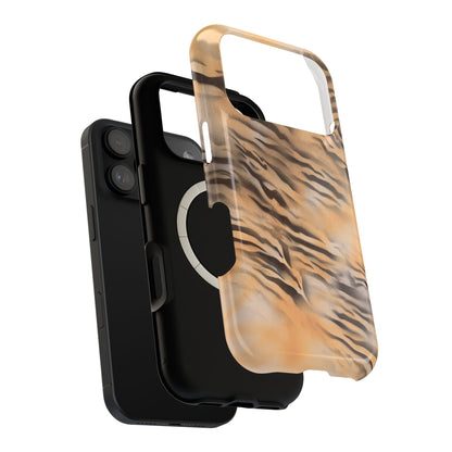MagSafe "neutral tiger" airbrush iPhone case