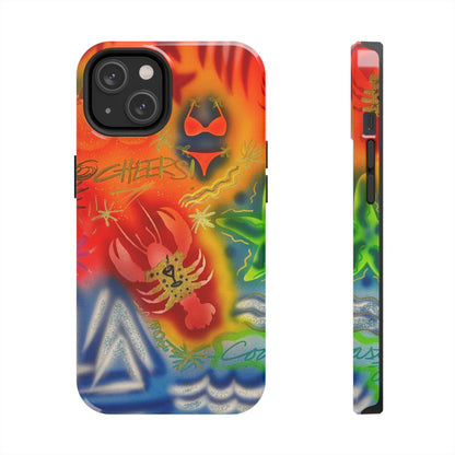 "tipsy lobster" airbrush iPhone case