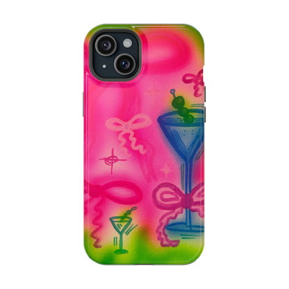 MagSafe „Bow Martini“ Airbrush-iPhone-Hülle