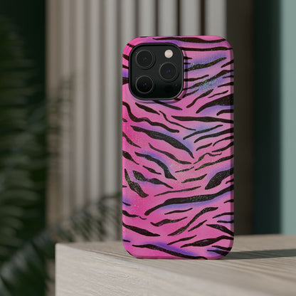MagSafe "glitter zebra" airbrush iPhone case