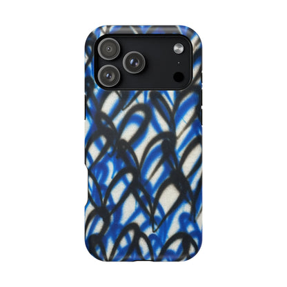 MagSafe "abstract hearts" airbrush iPhone case