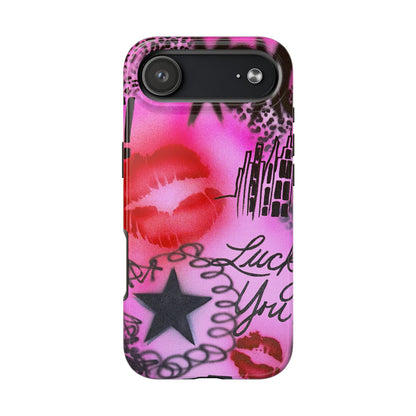 "ulterior motive" airbrush iPhone case