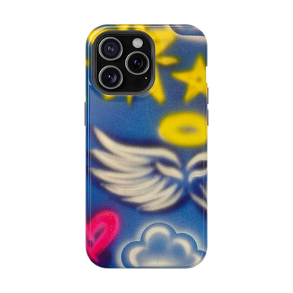 MagSafe "celestial halo" airbrush iPhone case