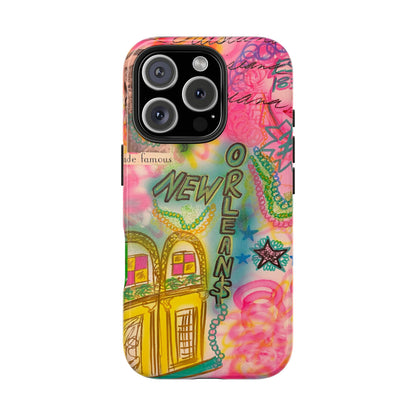 "new orleans, la" airbrush iPhone case