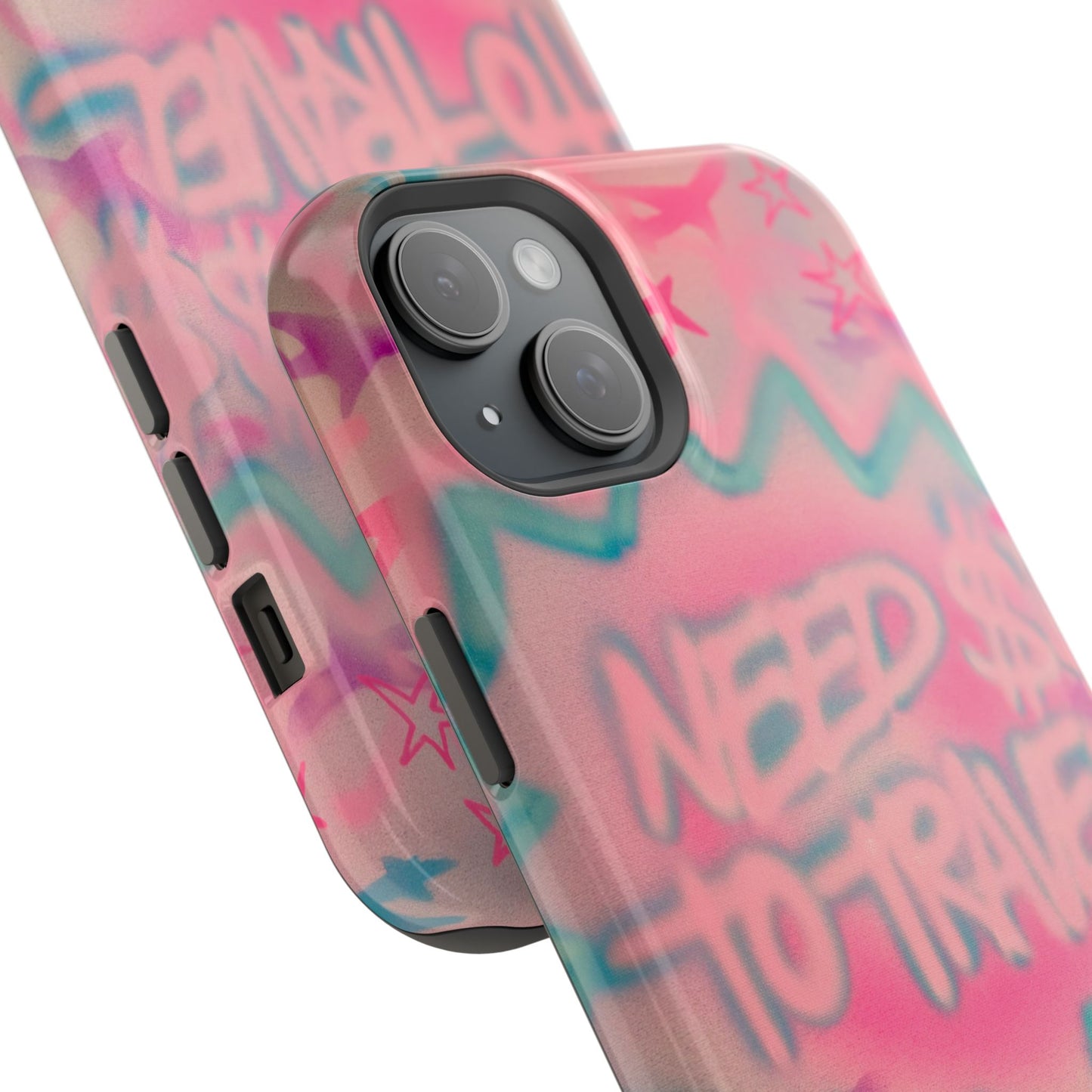 MagSafe "need $$ to travel" airbrush iPhone case