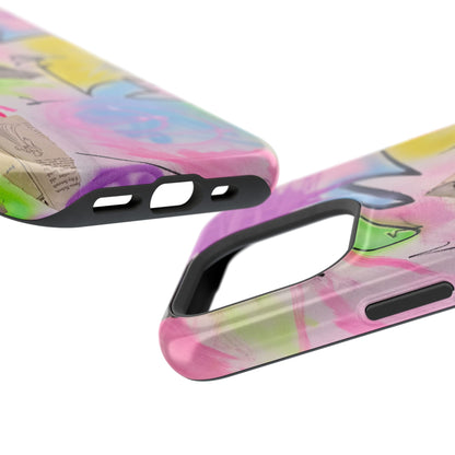 MagSafe "pastel static" airbrush iPhone case