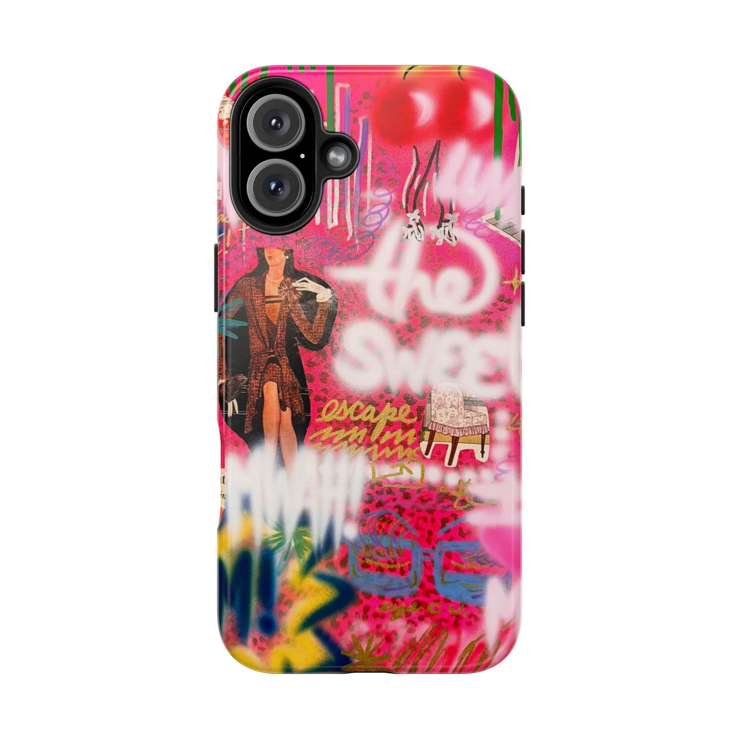"sweet escape" airbrush iPhone case