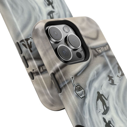 MagSafe "arctic avalanche" airbrush iPhone case