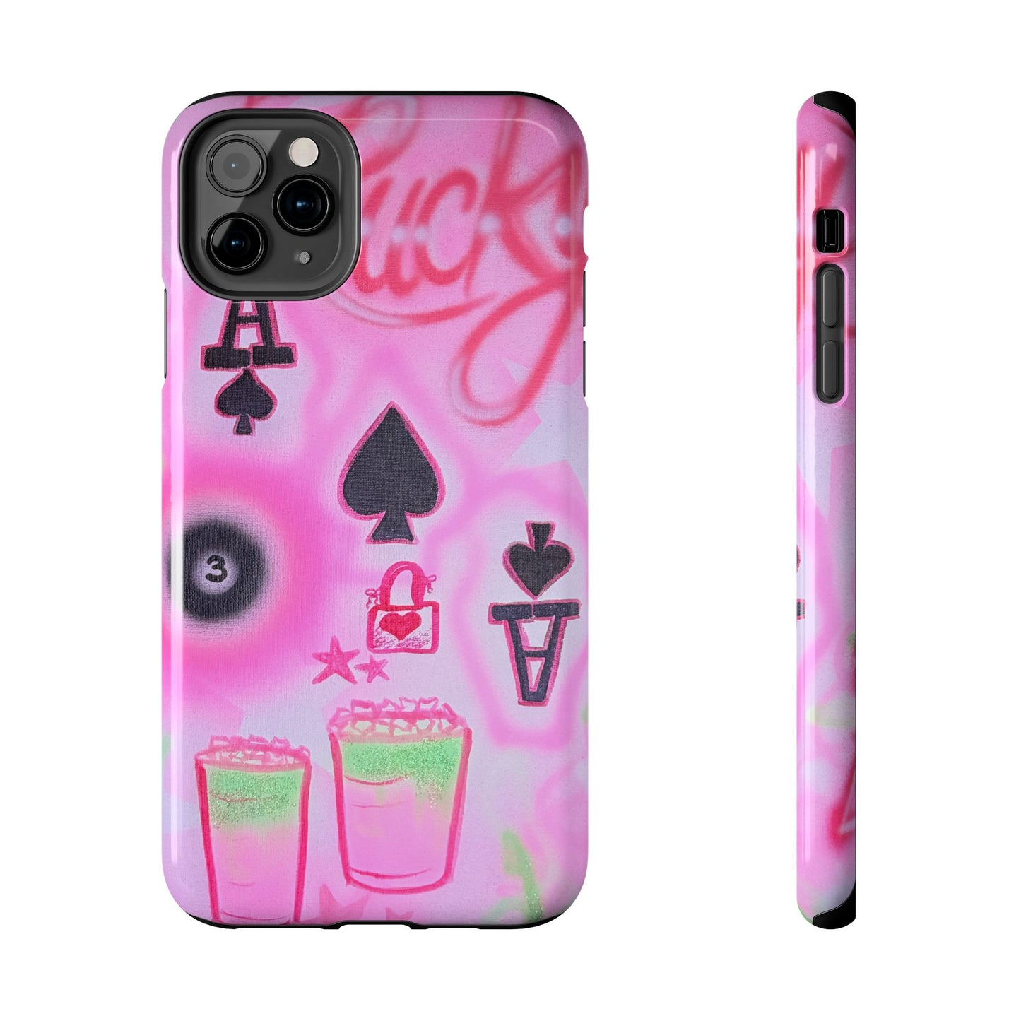 "lucky ace" airbrush iPhone case