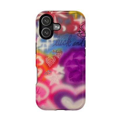 MagSafe „luck & luv pt. 2“ Airbrush iPhone Hülle