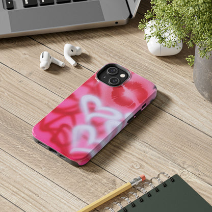 "romantic rush" airbrush iPhone case