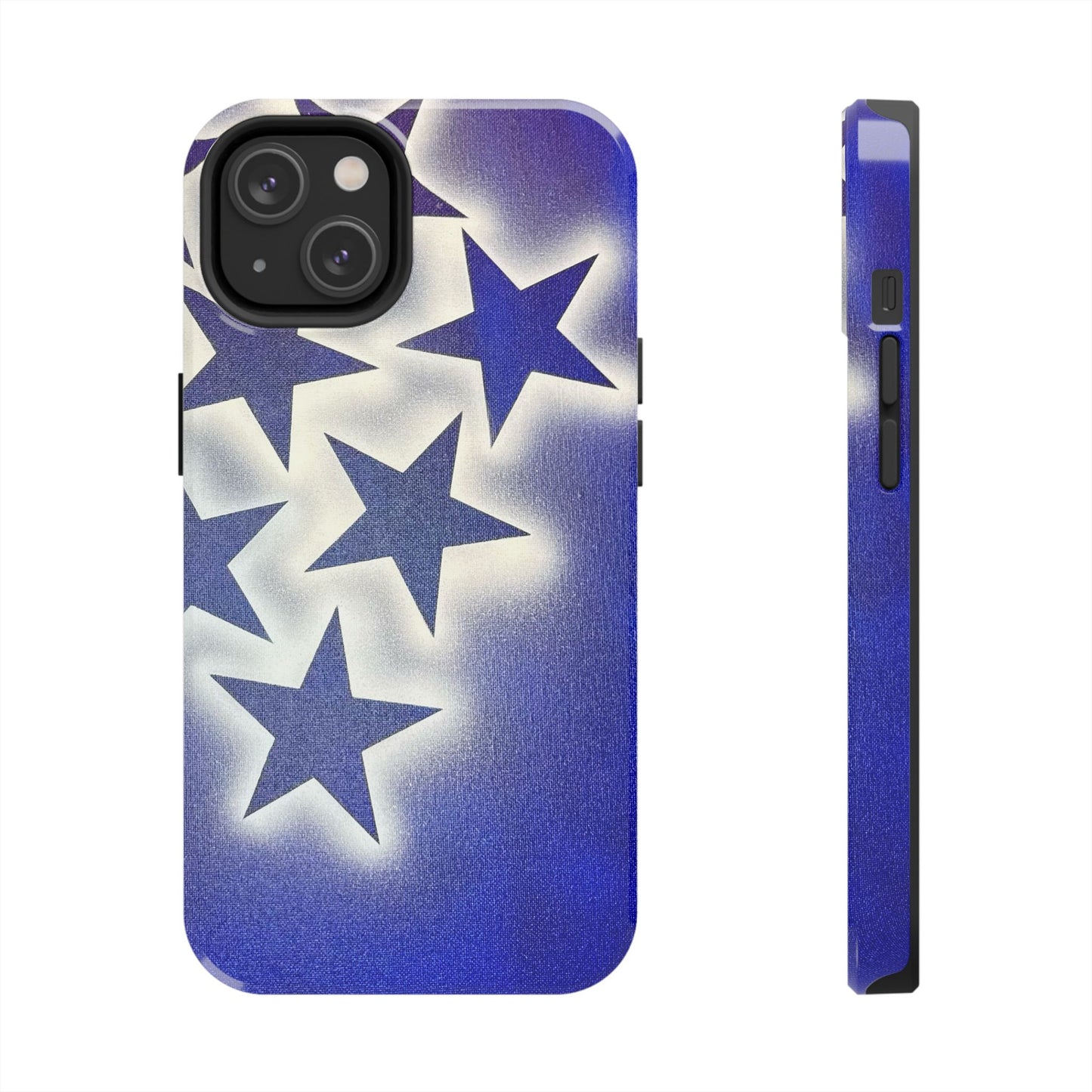 "frosted galaxy" airbrush iPhone case