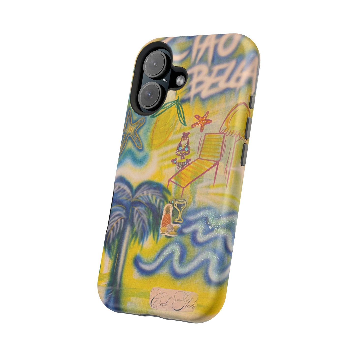 MagSafe "ciao bella" airbrush iPhone case