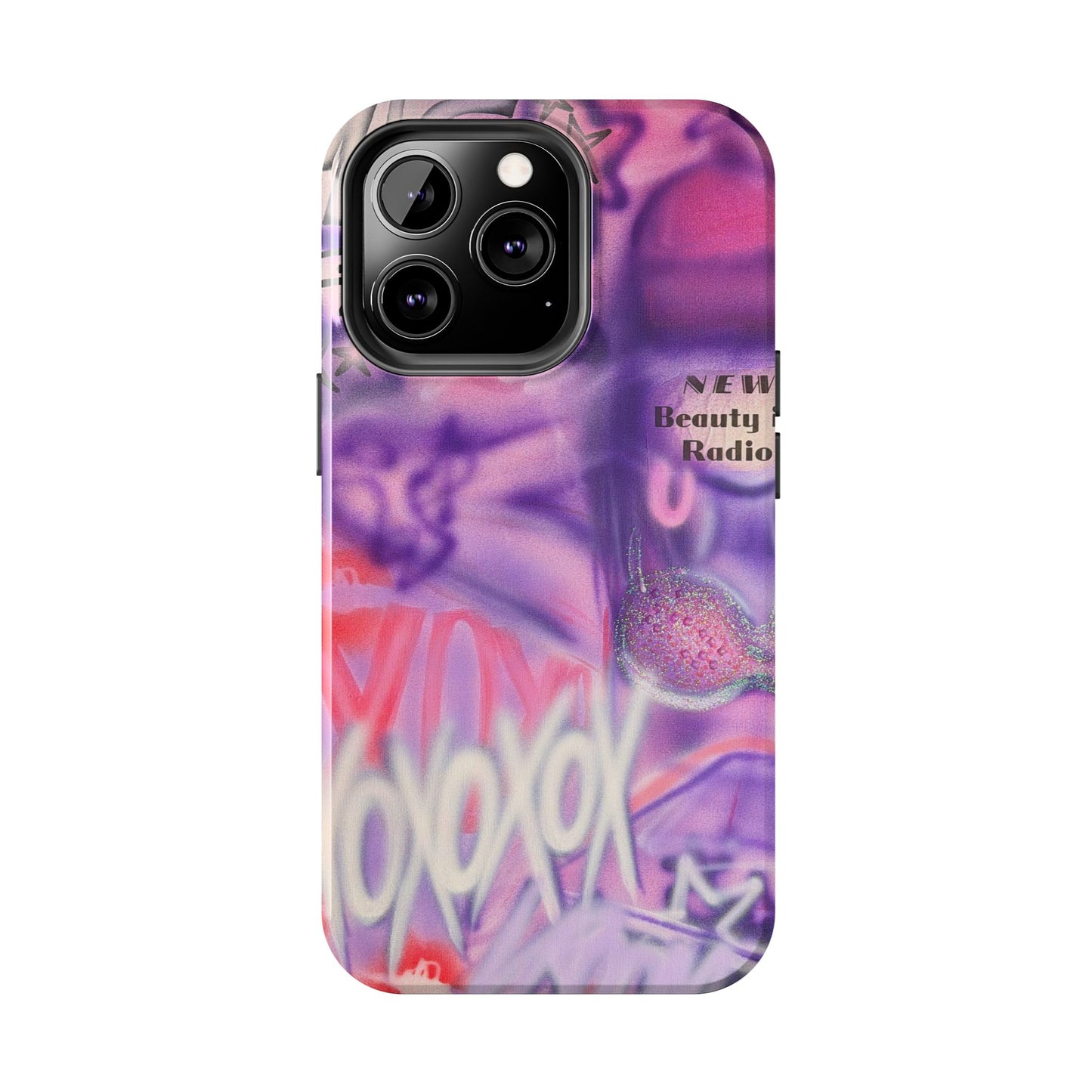 "mic check" airbrush iPhone case