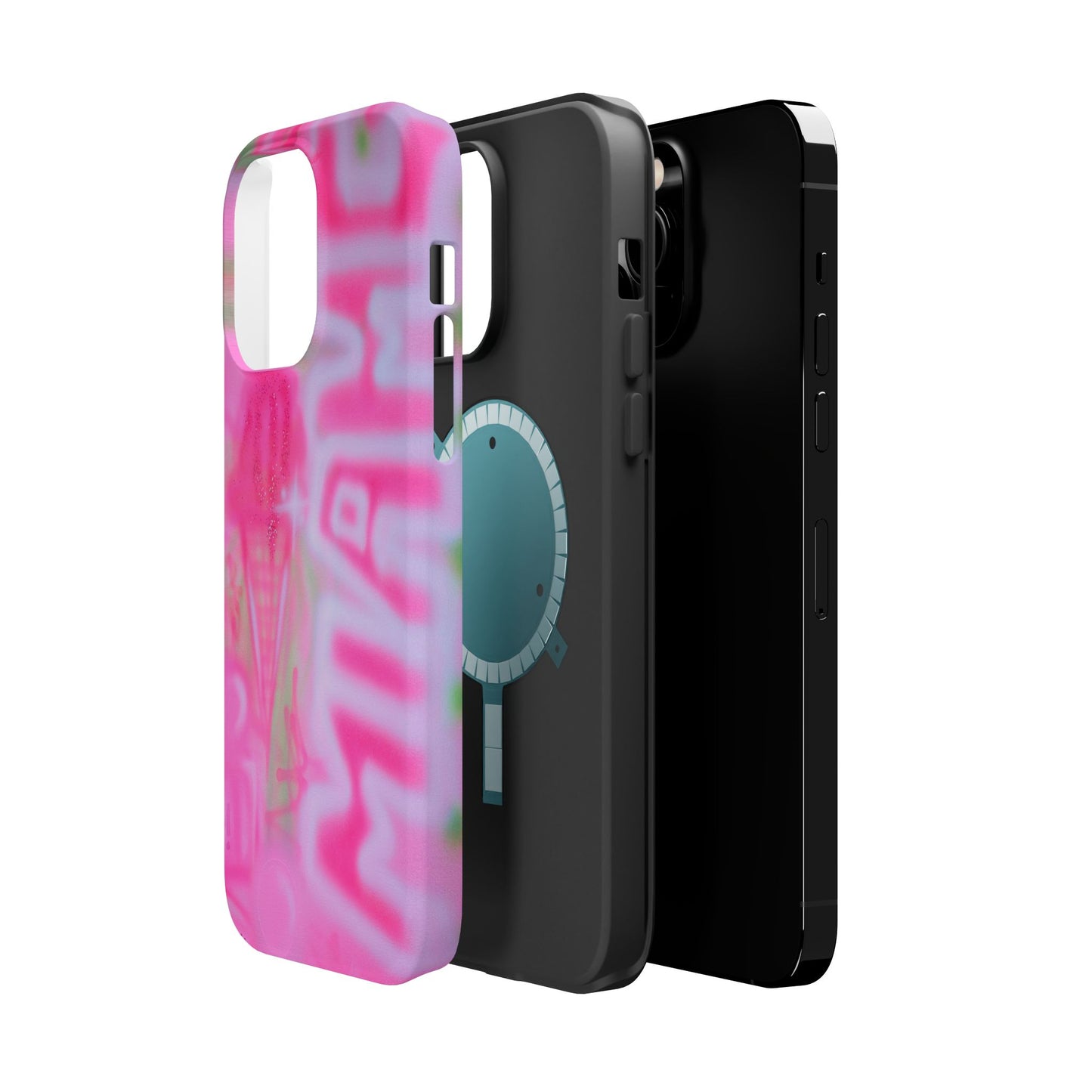 MagSafe "sunset sorbet" airbrush iPhone case