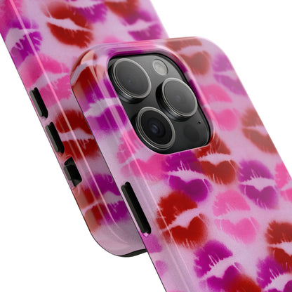 "mwah" airbrush iPhone case