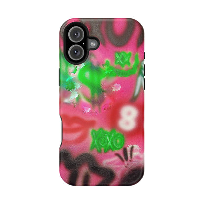 MagSafe "electr!c dreamz" Airbrush iPhone Hülle