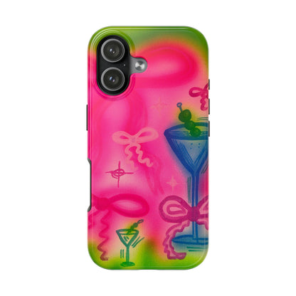 "bow martini" airbrush iPhone case