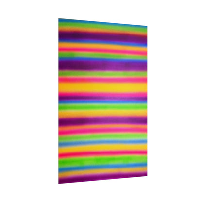 "colorful stripes" airbrush rolled print