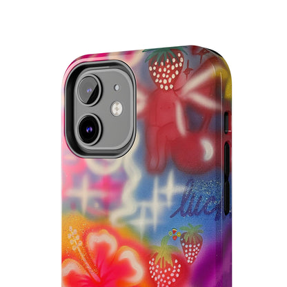 "luck and luv" airbrush iPhone case