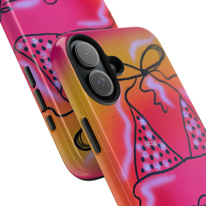 "glitter bikini" airbrush iPhone case