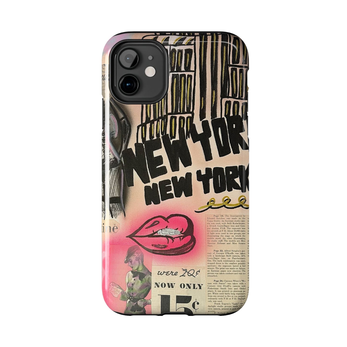 "new york, new york!" airbrush iPhone case