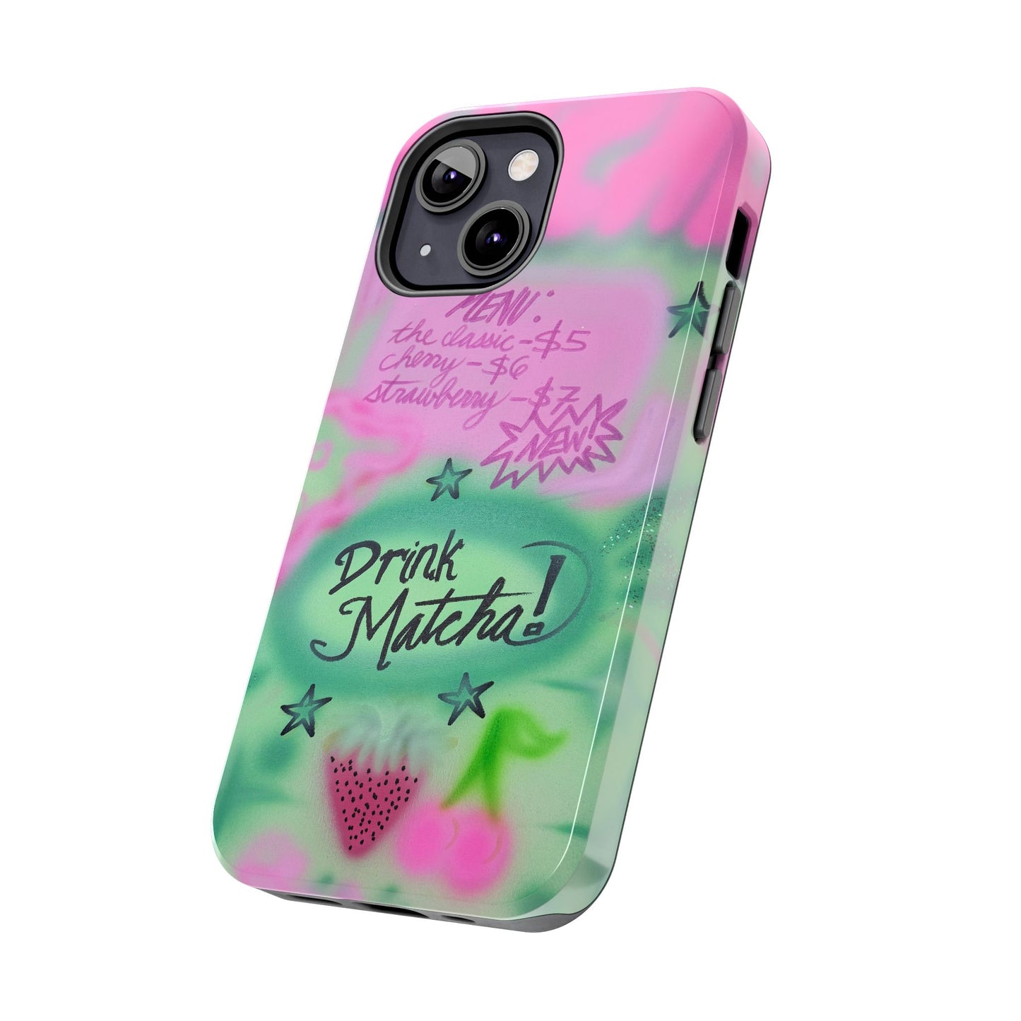"matcha!" airbrush iPhone case