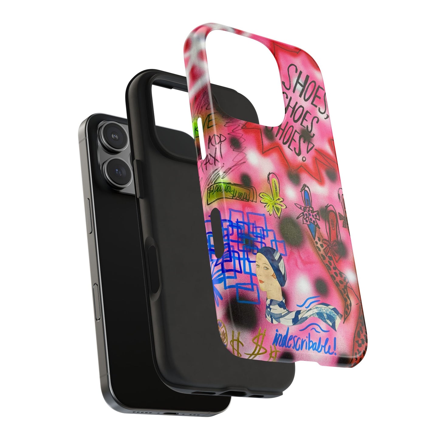 "indescribable cost" airbrush iPhone case