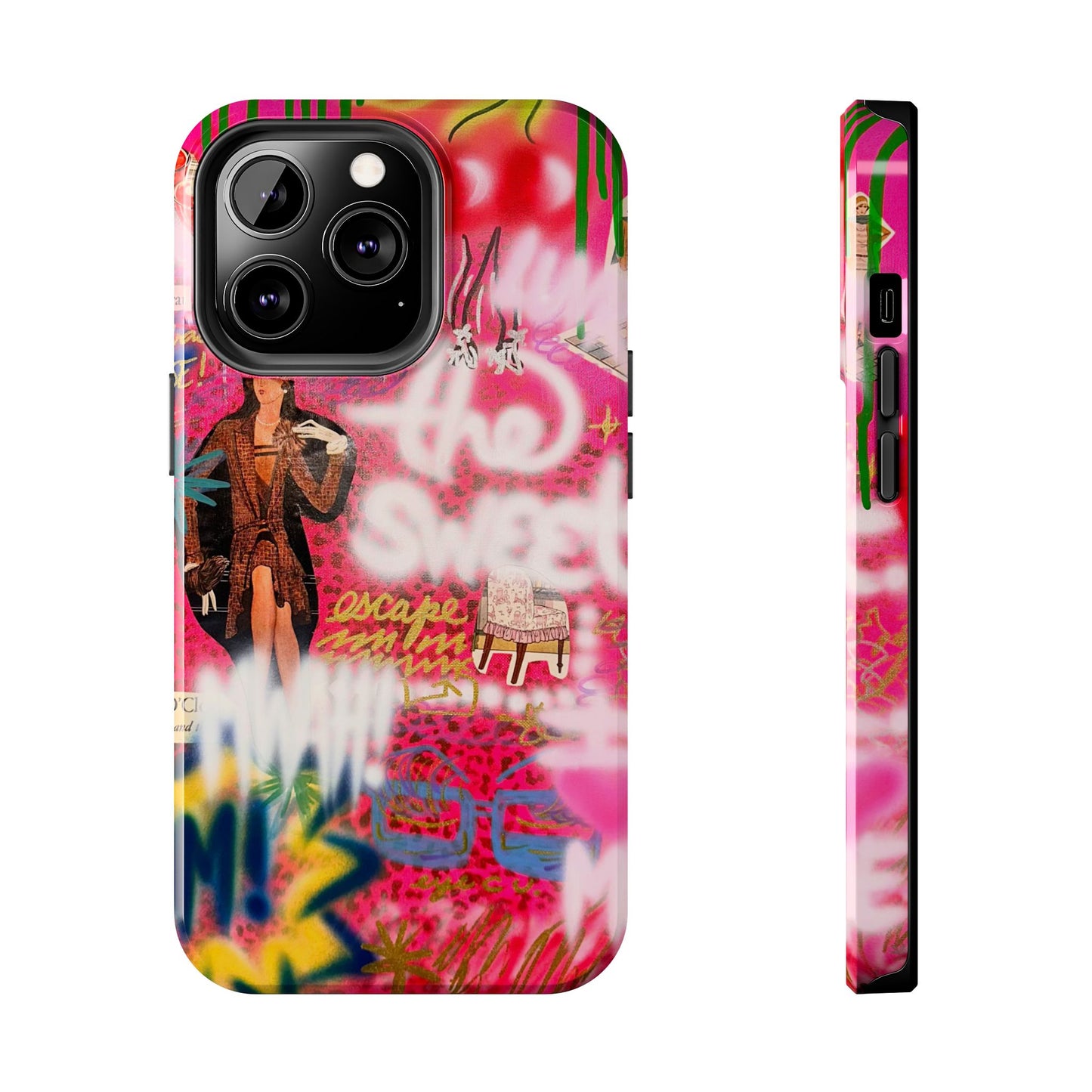 "sweet escape" airbrush iPhone case