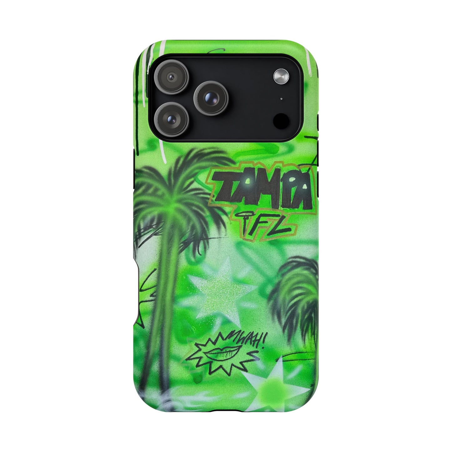 MagSafe "tampa, fl" airbrush iPhone case