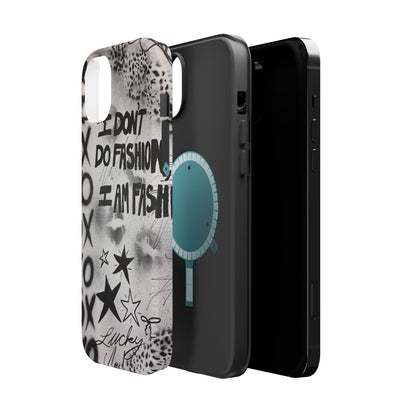 MagSafe "i am fashion" airbrush iPhone case