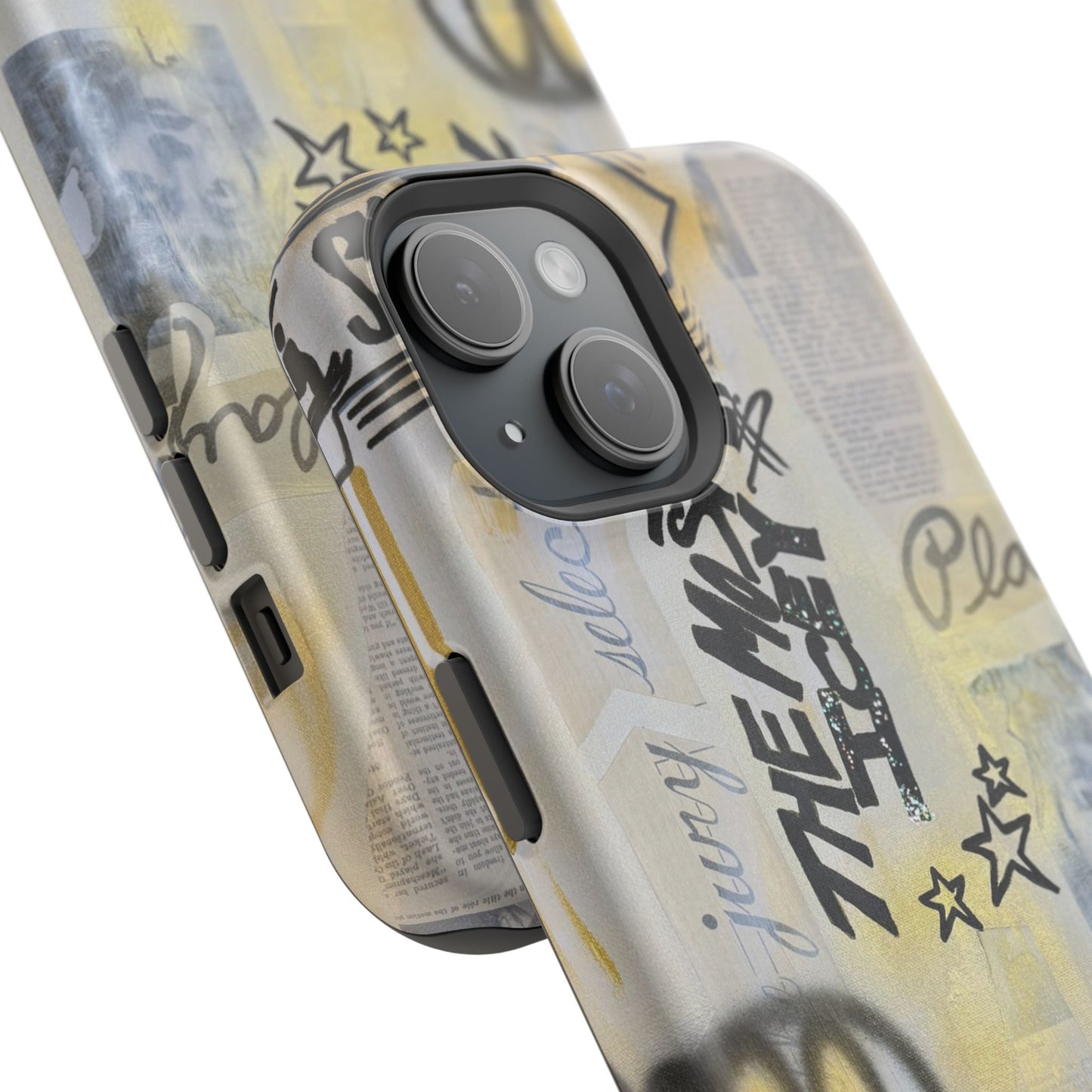 MagSafe "golden glacier" airbrush iPhone case