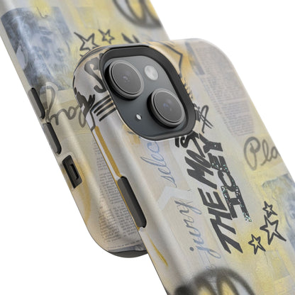 MagSafe "golden glacier" airbrush iPhone case