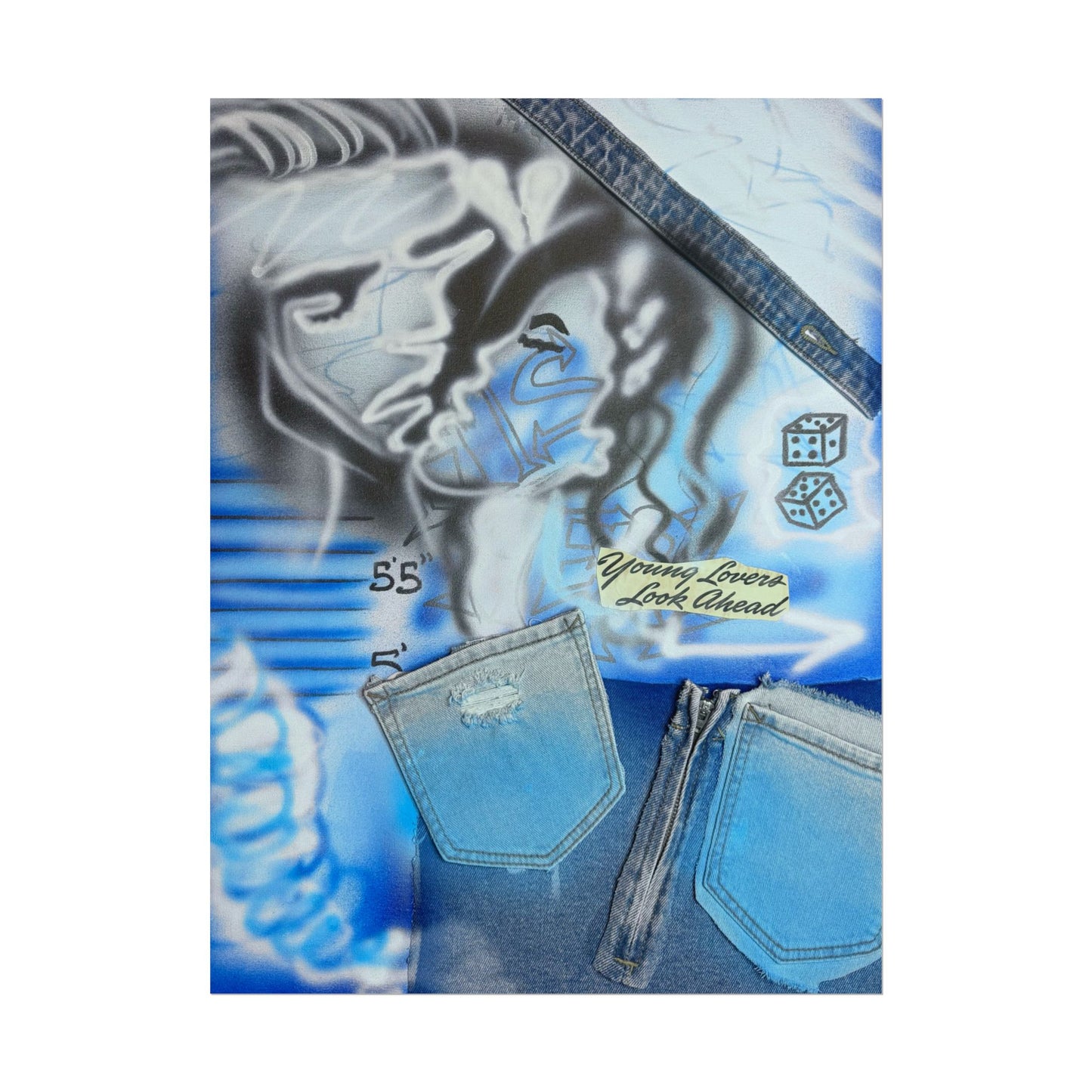 early access airbrush rolled print