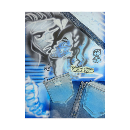 early access airbrush rolled print