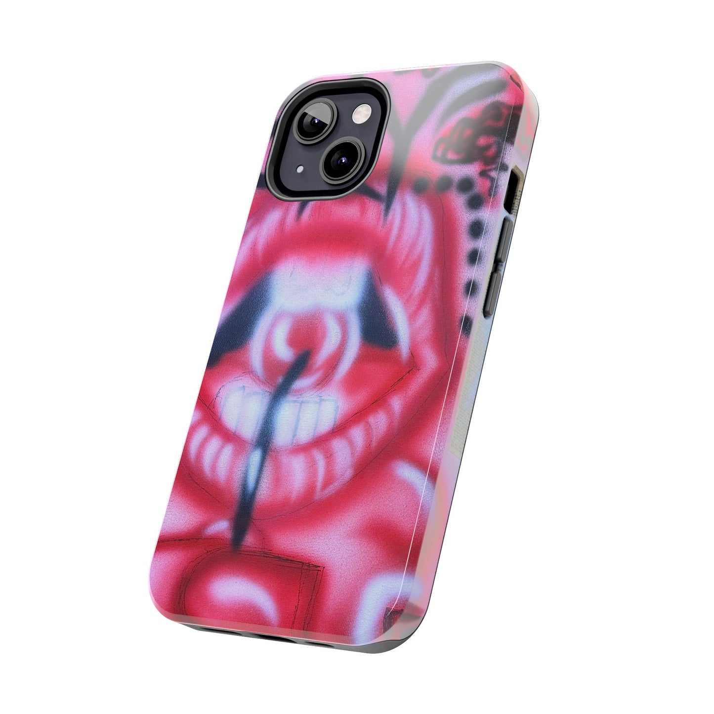 "be happy go lucky" airbrush iPhone case