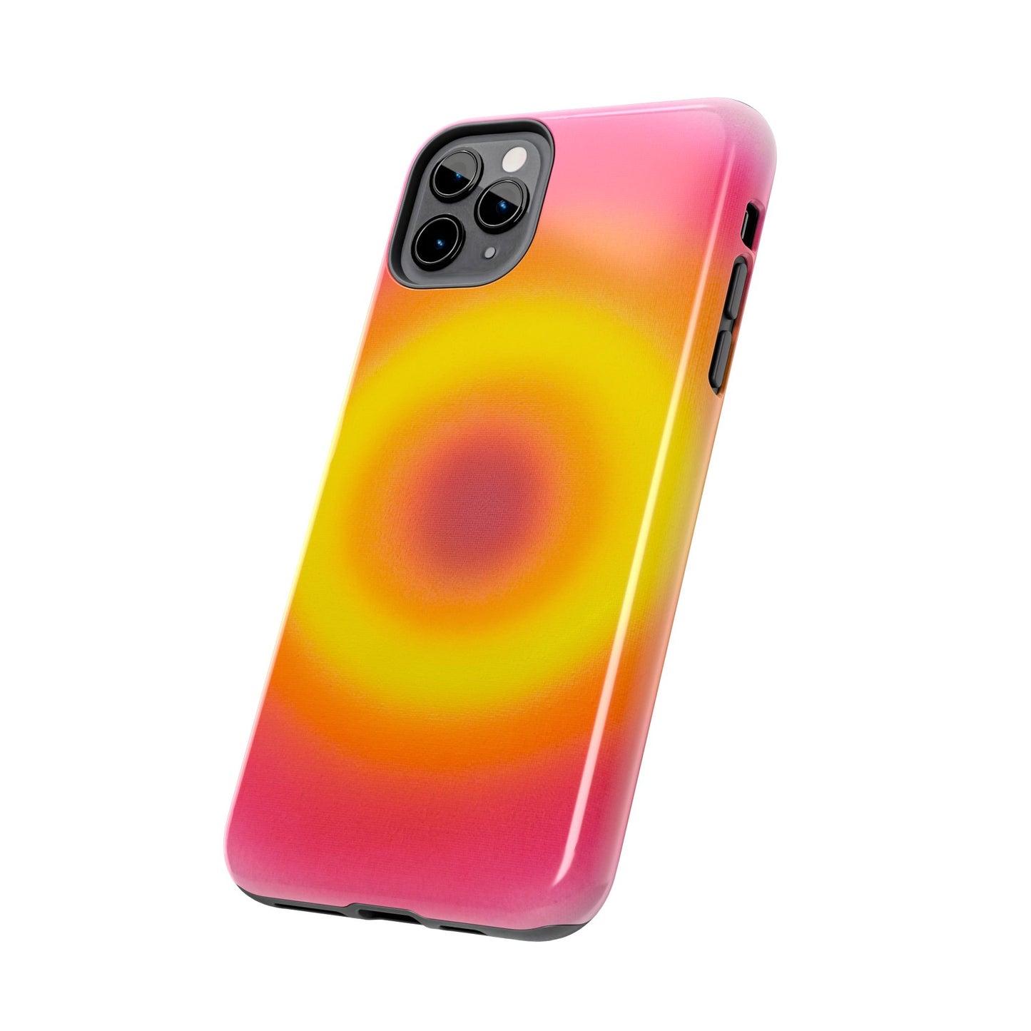 "pink lemonade aura" airbrush iPhone case