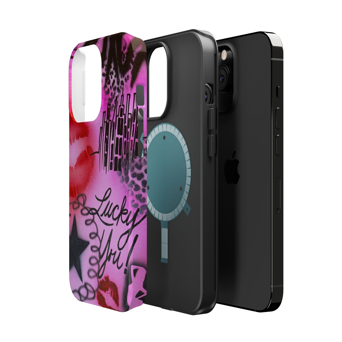 MagSafe "ulterior motive" airbrush iPhone case