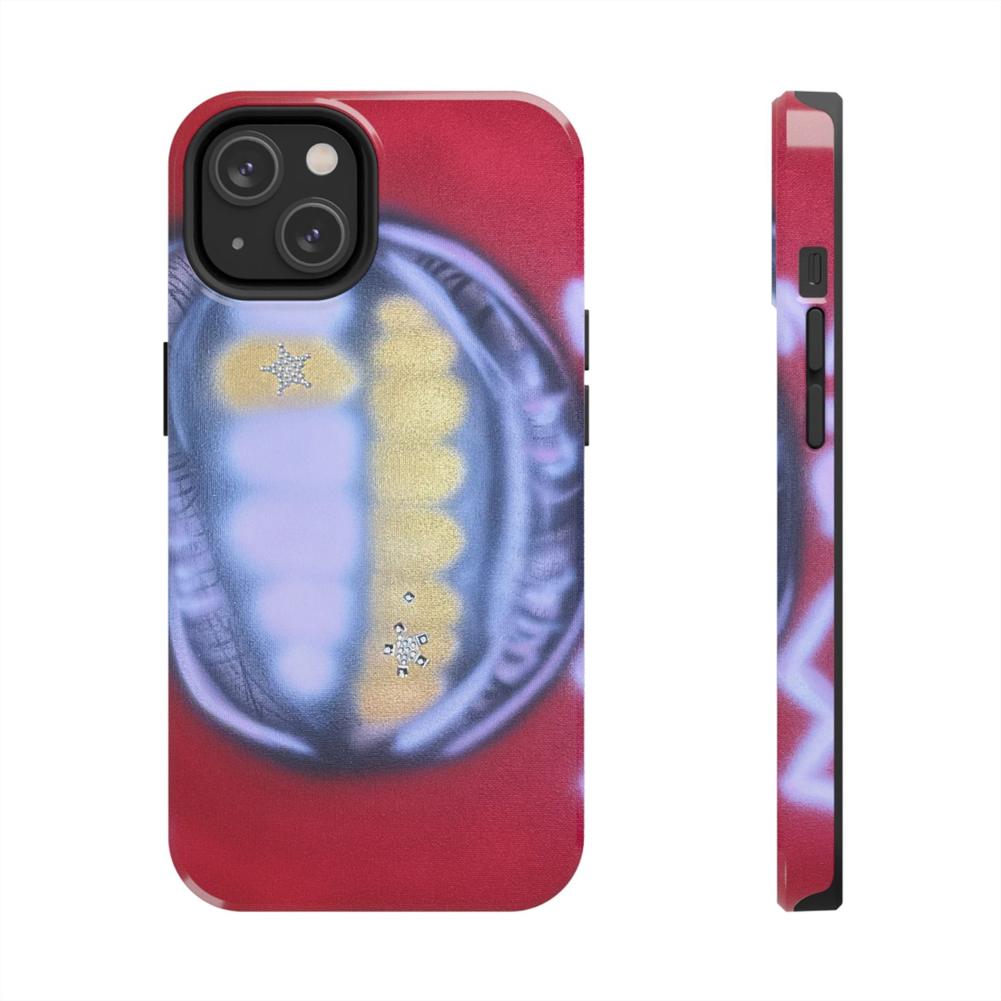 "bite me bling" airbrush iPhone case
