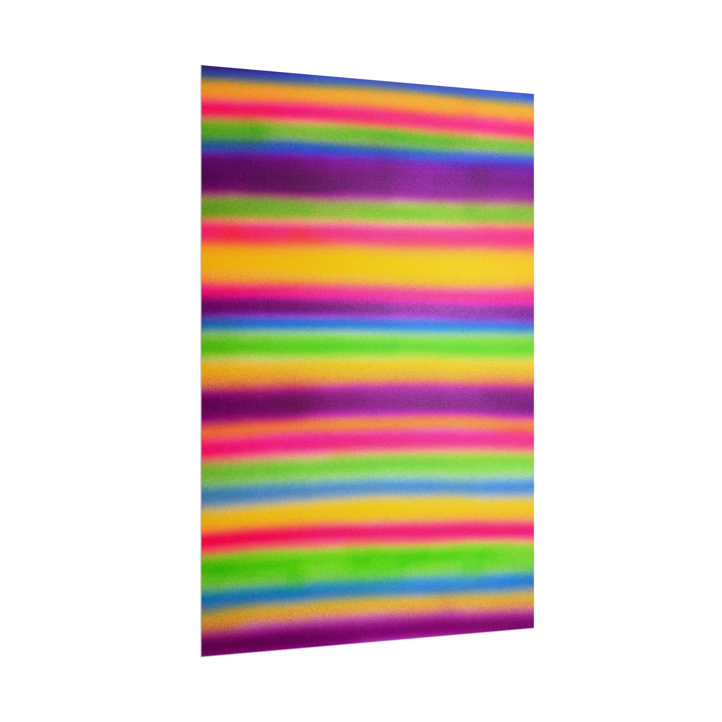 "colorful stripes" airbrush rolled print