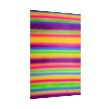 "colorful stripes" airbrush rolled print
