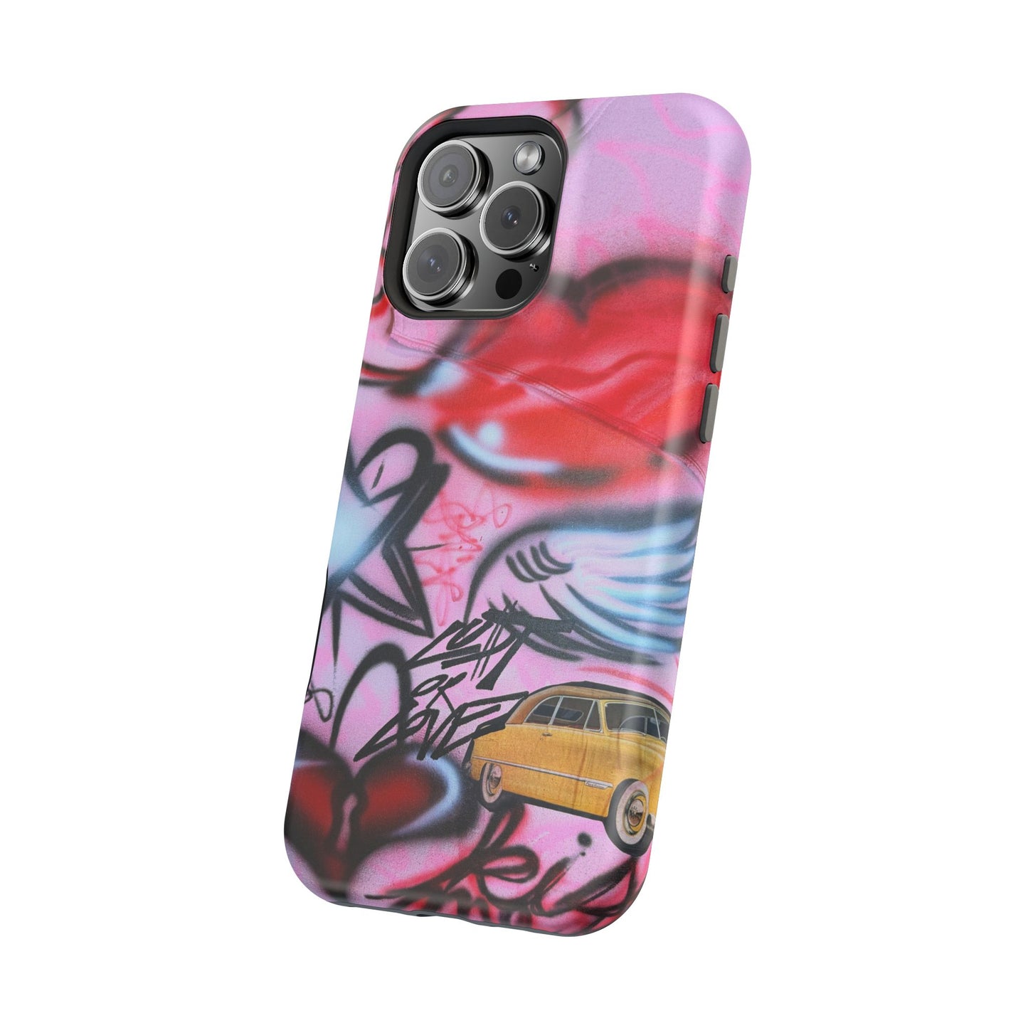 MagSafe "lust or love" airbrush iPhone case