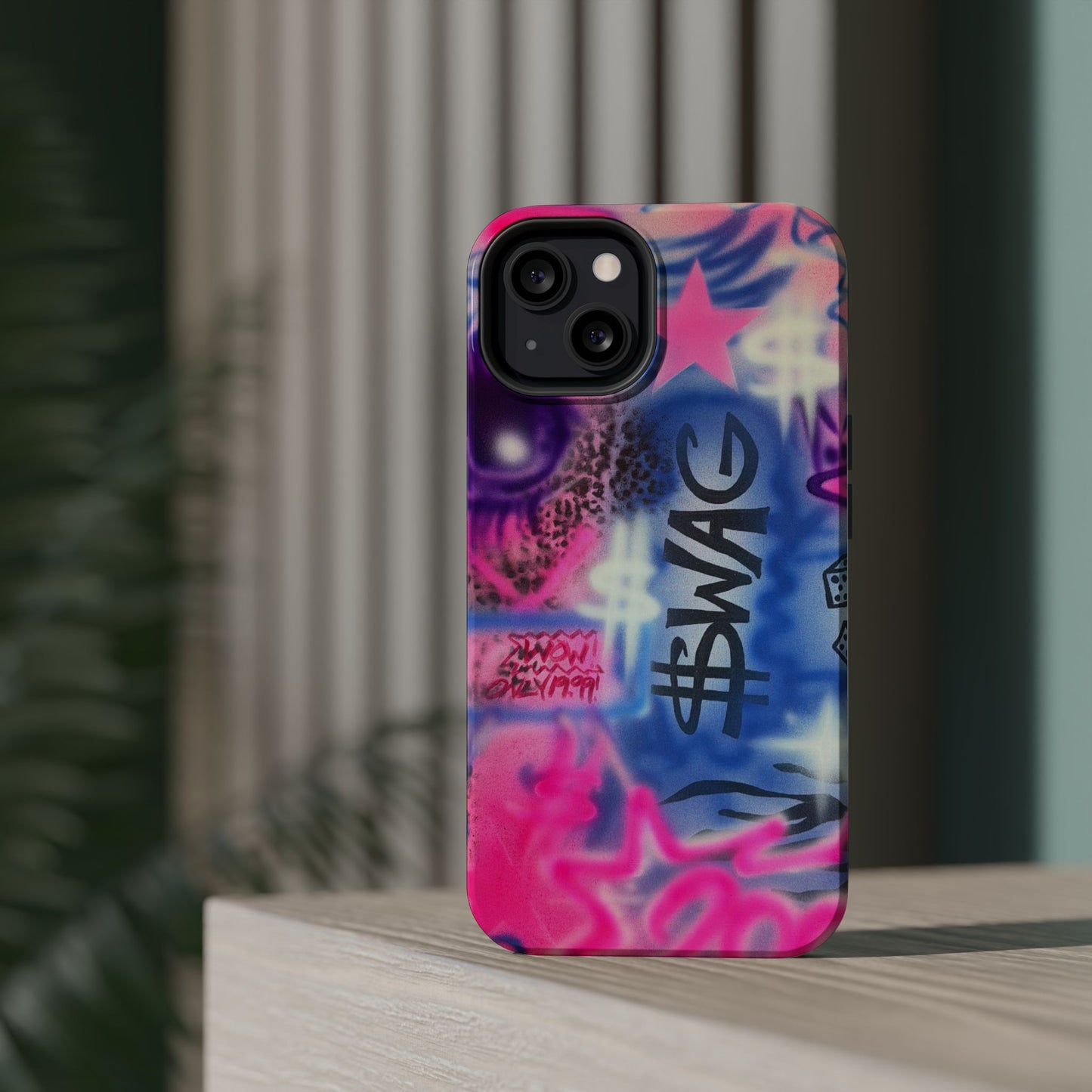 MagSafe "$wag" airbrush iPhone case